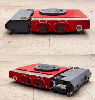 Remote-controlled heavy-duty rollers skids